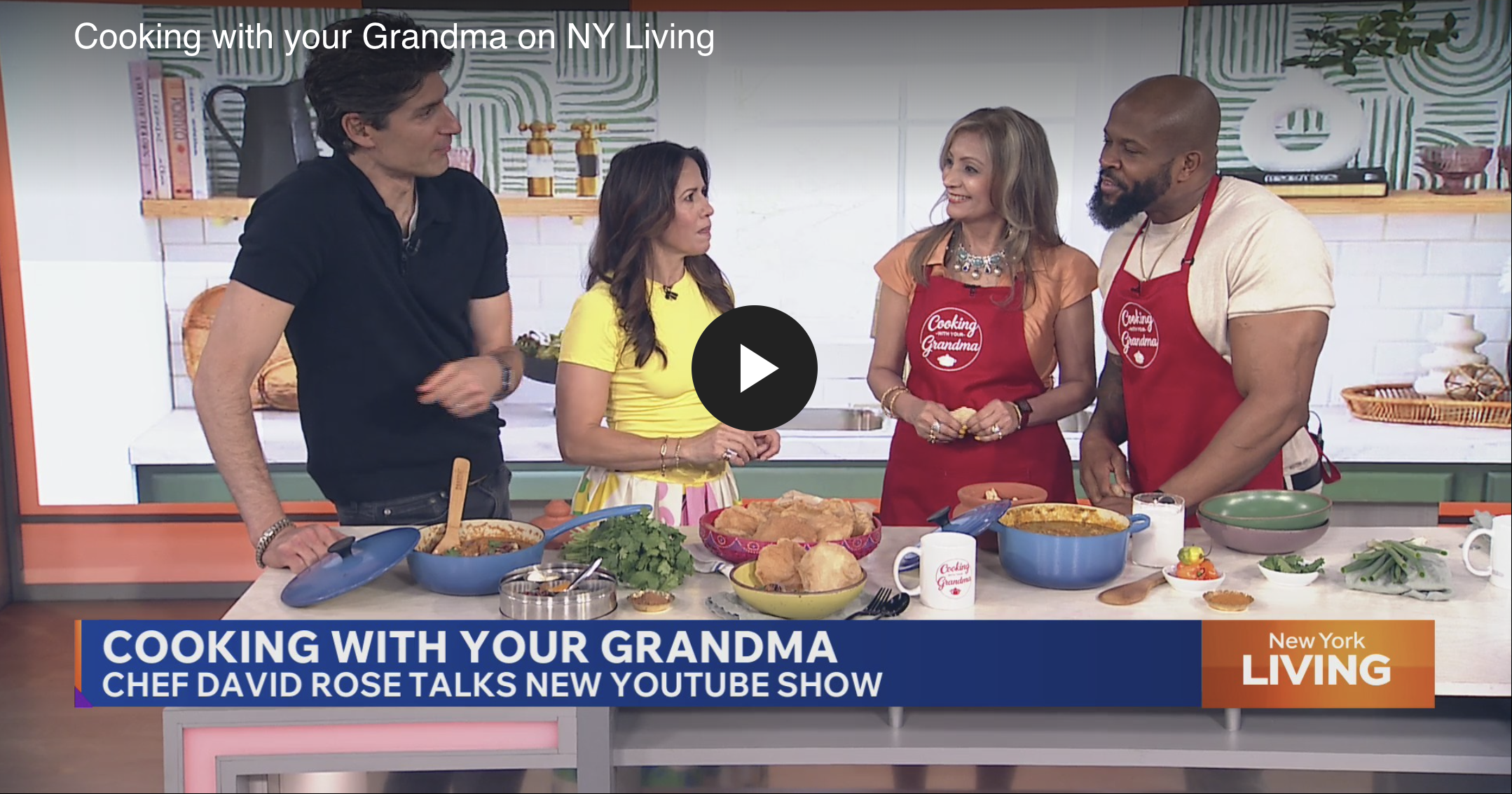 Cooking with your Grandma on PIX11 NY Living